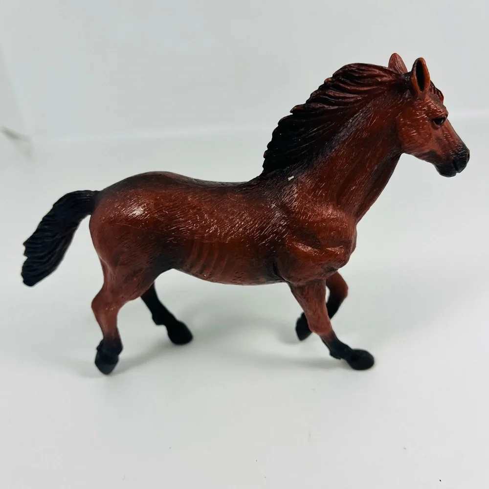 Terra by Battat Farm Animal Brown Horse Pony Mare Toy 4” Figure Maison Joseph